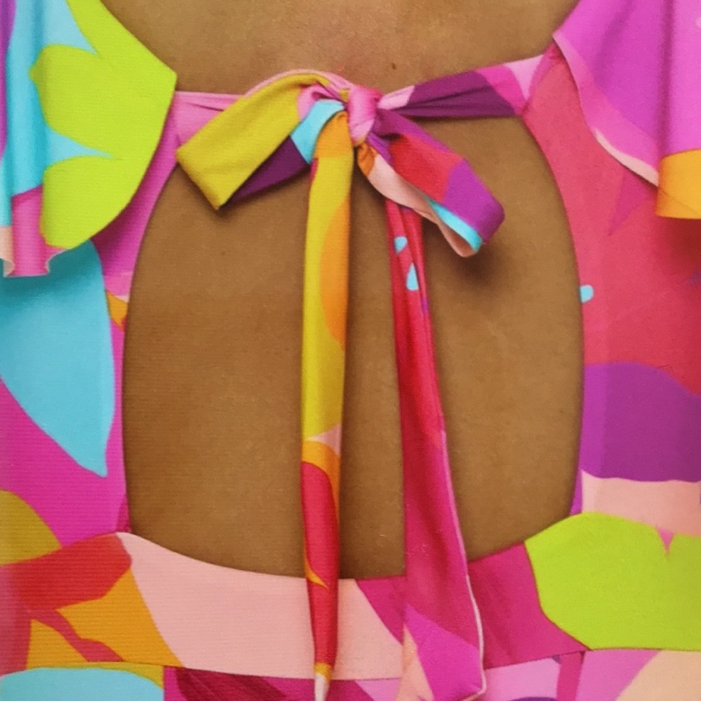 New Swimming suits Trina Turk size 14 - Picture 5 of 10